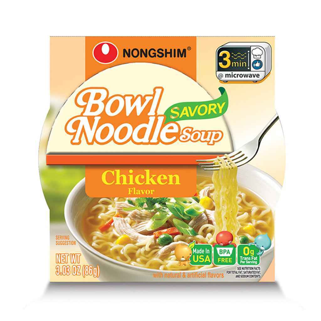 Nongshim Bowl Noodle Savory Chicken(Mild) 86g